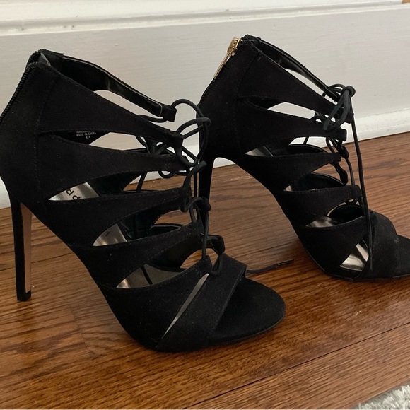 Madden Girl Lace Up Heels - Picture 3 of 4